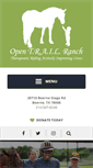 Mobile Screenshot of opentrailranch.org